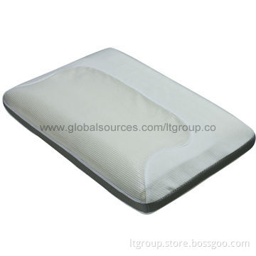 Thermo Gel Pillow with Far Infrared Added, Air Channel Cut for Foam with Thermo Gel Layer